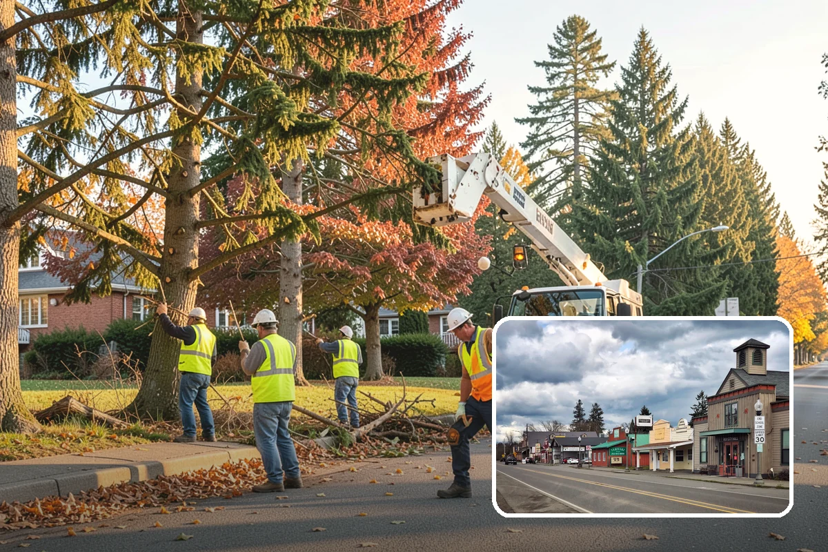 Construction Sweeping in Roy, Pierce County, WA - Track-out controlled at site exits