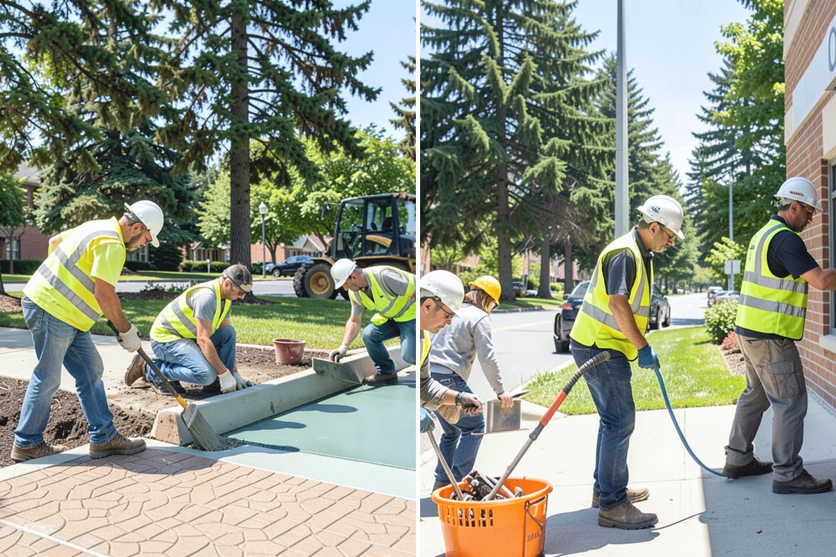 Construction Sweeping in Roy, Pierce County, WA - Identify site exits and haul routes