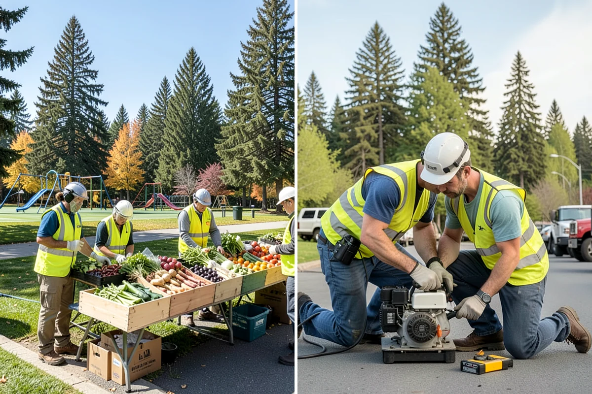 Construction Sweeping in SeaTac, King County, WA - Identify site exits and haul routes