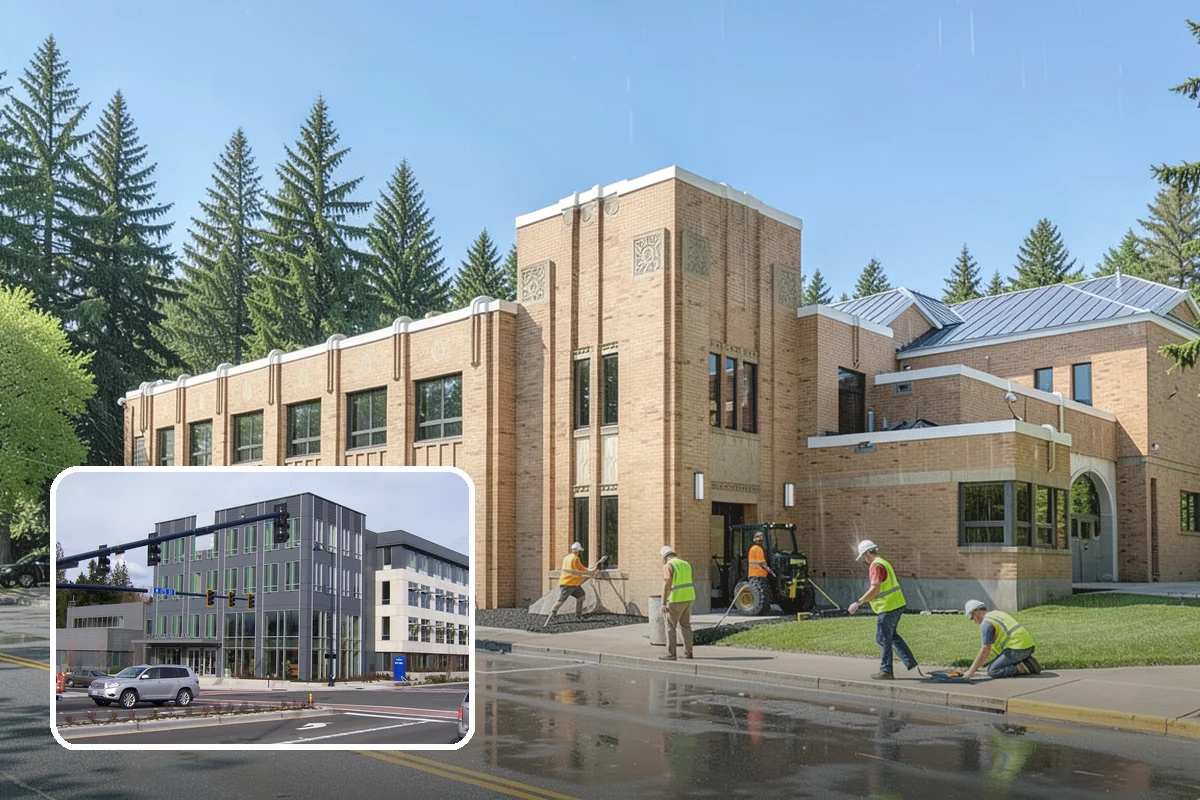 Construction Sweeping in Shoreline, King County, WA - Track-out controlled at site exits