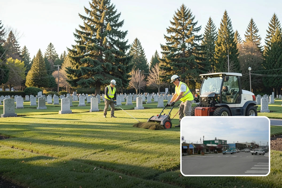 Construction Sweeping in Stanwood, Snohomish County, WA - Track-out controlled at site exits