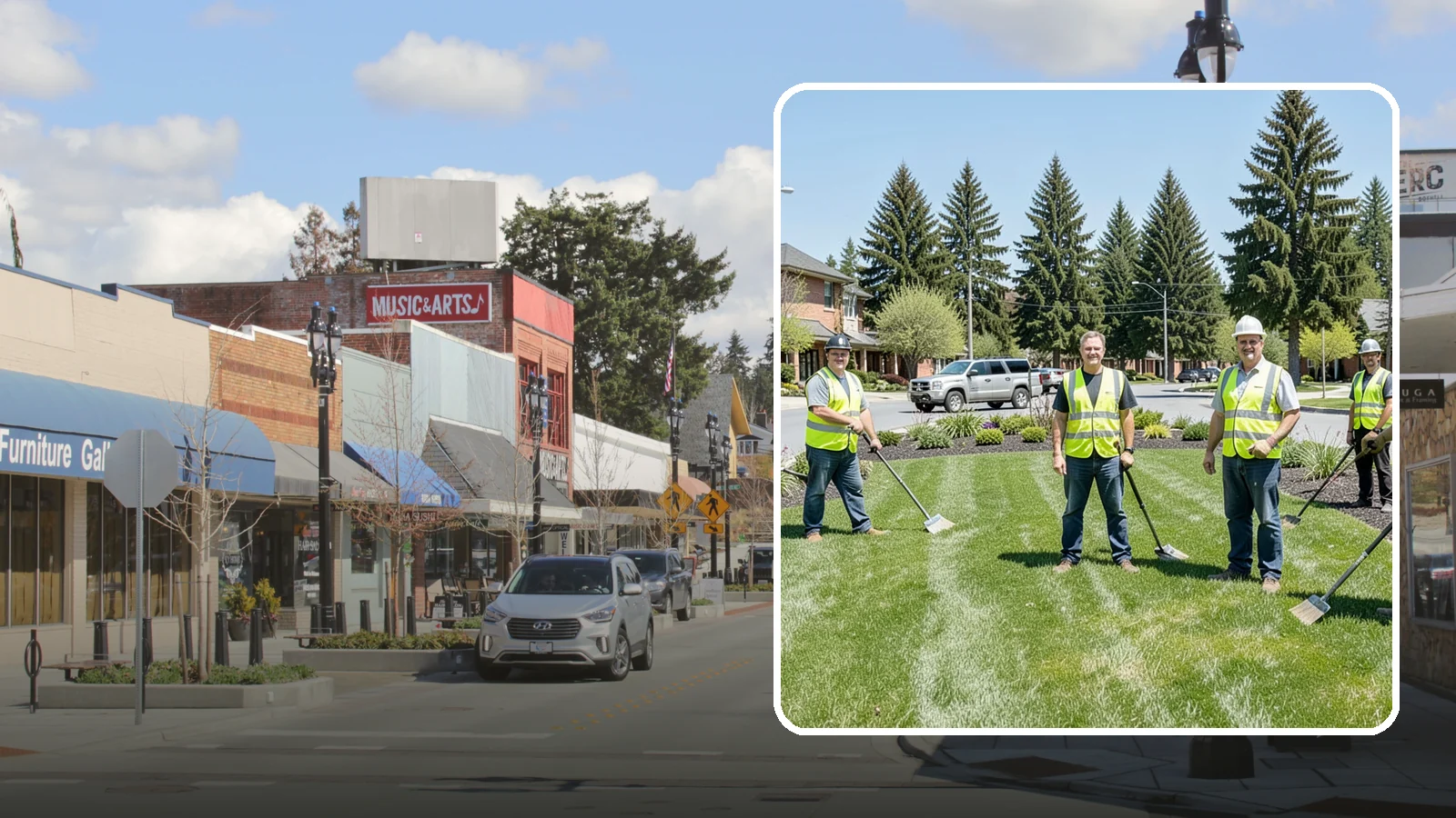 Contract Grounds Maintenance in Bothell, King County, WA - Full-service grounds maintenance delivered under a competitively awarded, performance-based contract.