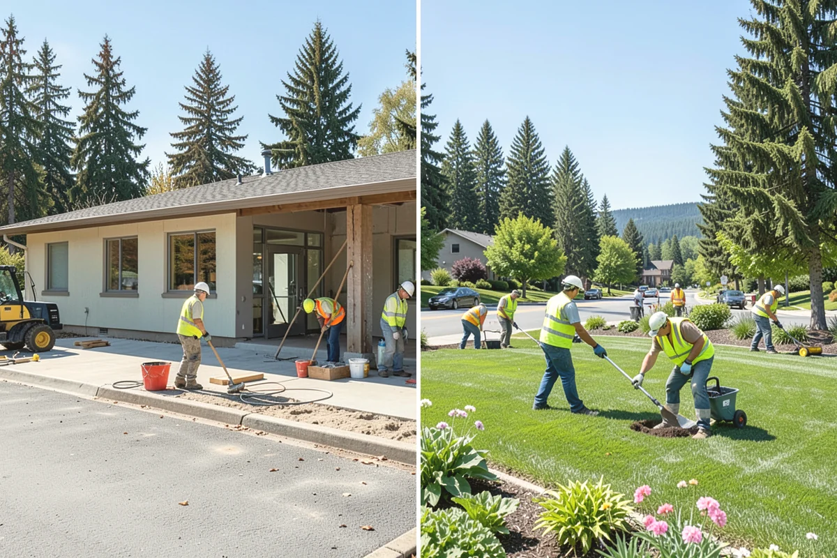 Contract Grounds Maintenance in Burien, King County, WA - Define sites, specifications, and standards