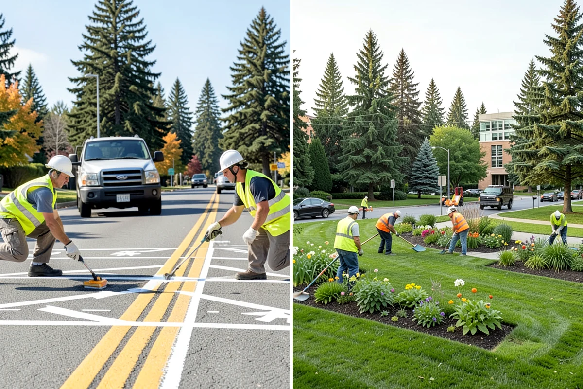 Contract Grounds Maintenance in Concrete, Skagit County, WA - Define sites, specifications, and standards