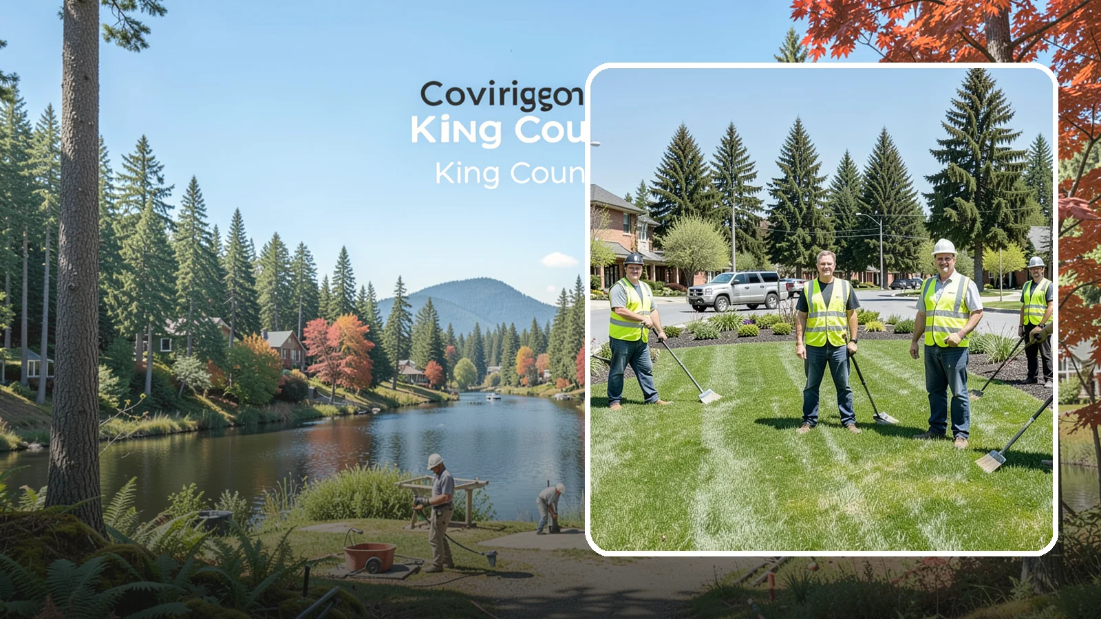 Contract Grounds Maintenance in Covington, King County, WA - Full-service grounds maintenance delivered under a competitively awarded, performance-based contract.