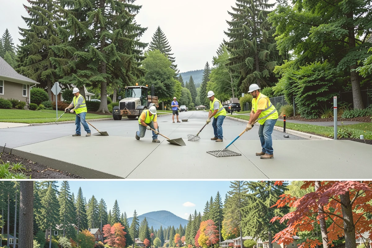 Contract Grounds Maintenance in Covington, King County, WA - Crews shift from mowing-heavy summer routines to leaf and storm cleanup as the seasons change.