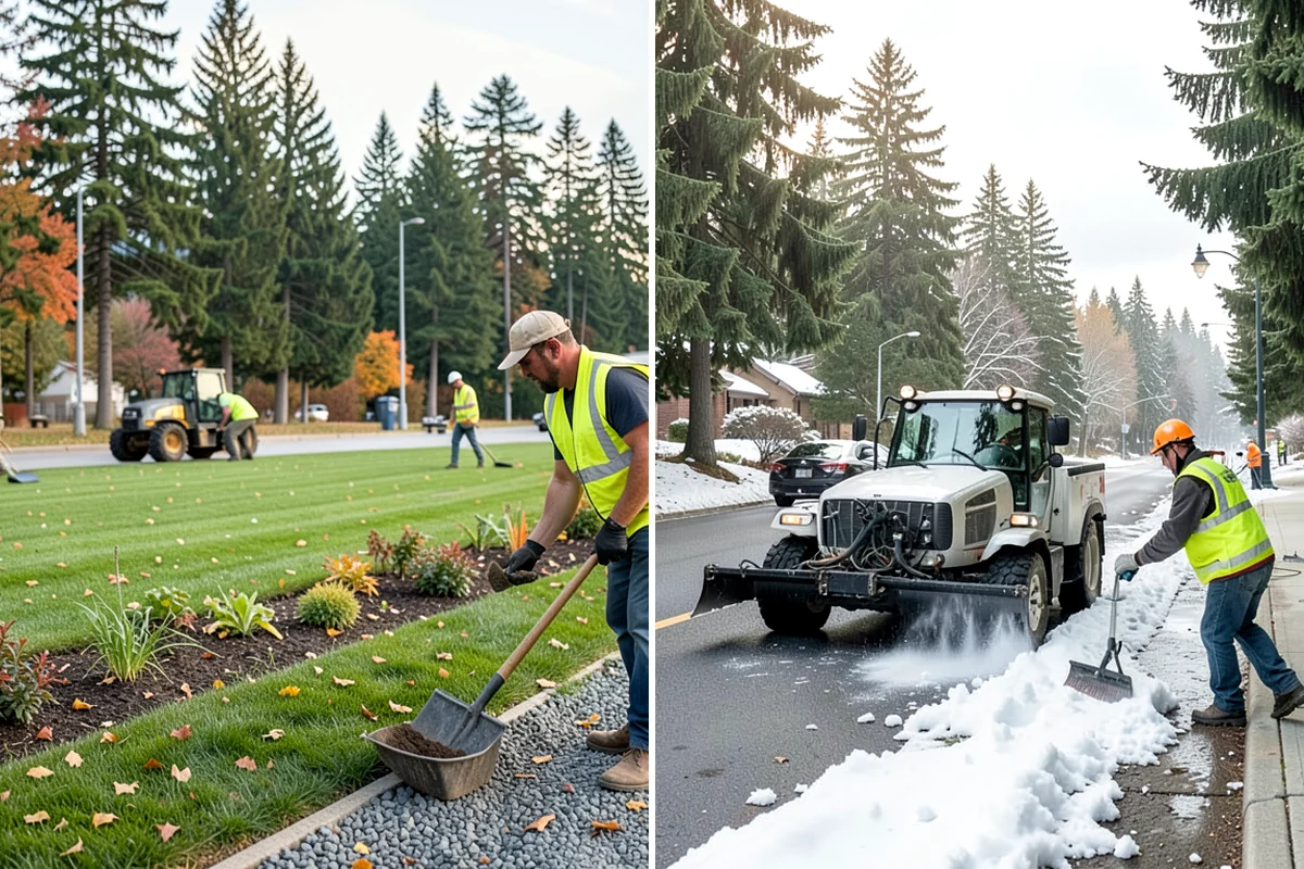 Contract Grounds Maintenance in DuPont, Pierce County, WA - Define sites, specifications, and standards