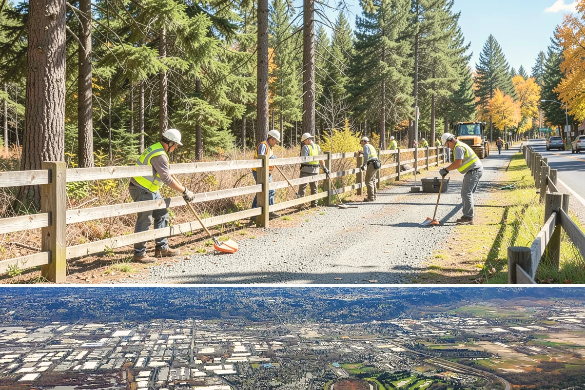 Contract Grounds Maintenance in Kent, King County, WA - Crews shift from mowing-heavy summer routines to leaf and storm cleanup as the seasons change.