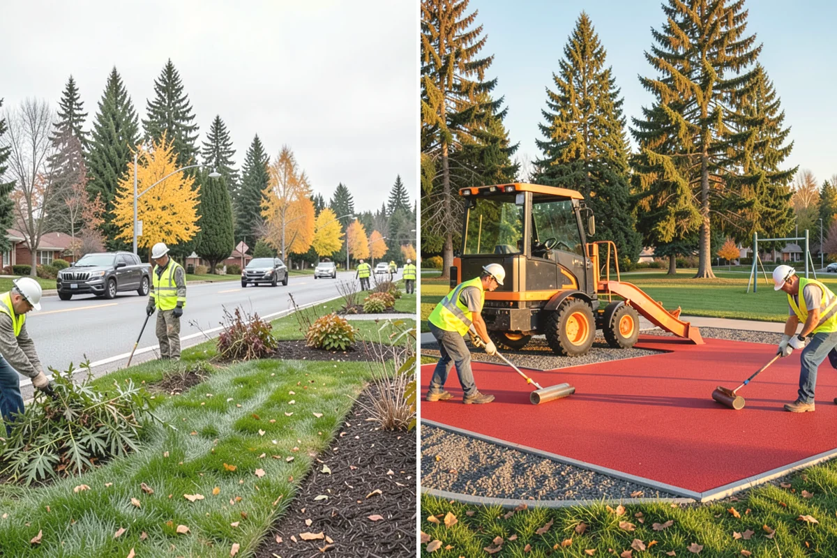 Contract Grounds Maintenance in La Conner, Skagit County, WA - Define sites, specifications, and standards