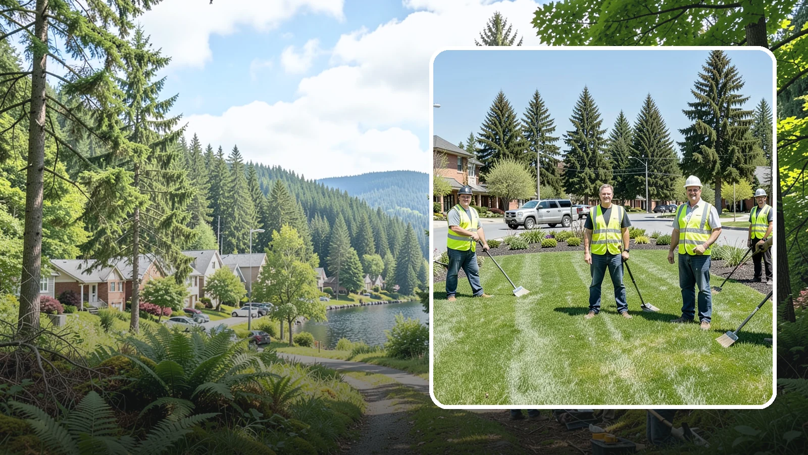 Contract Grounds Maintenance in Lake Forest Park, King County, WA - Full-service grounds maintenance delivered under a competitively awarded, performance-based contract.