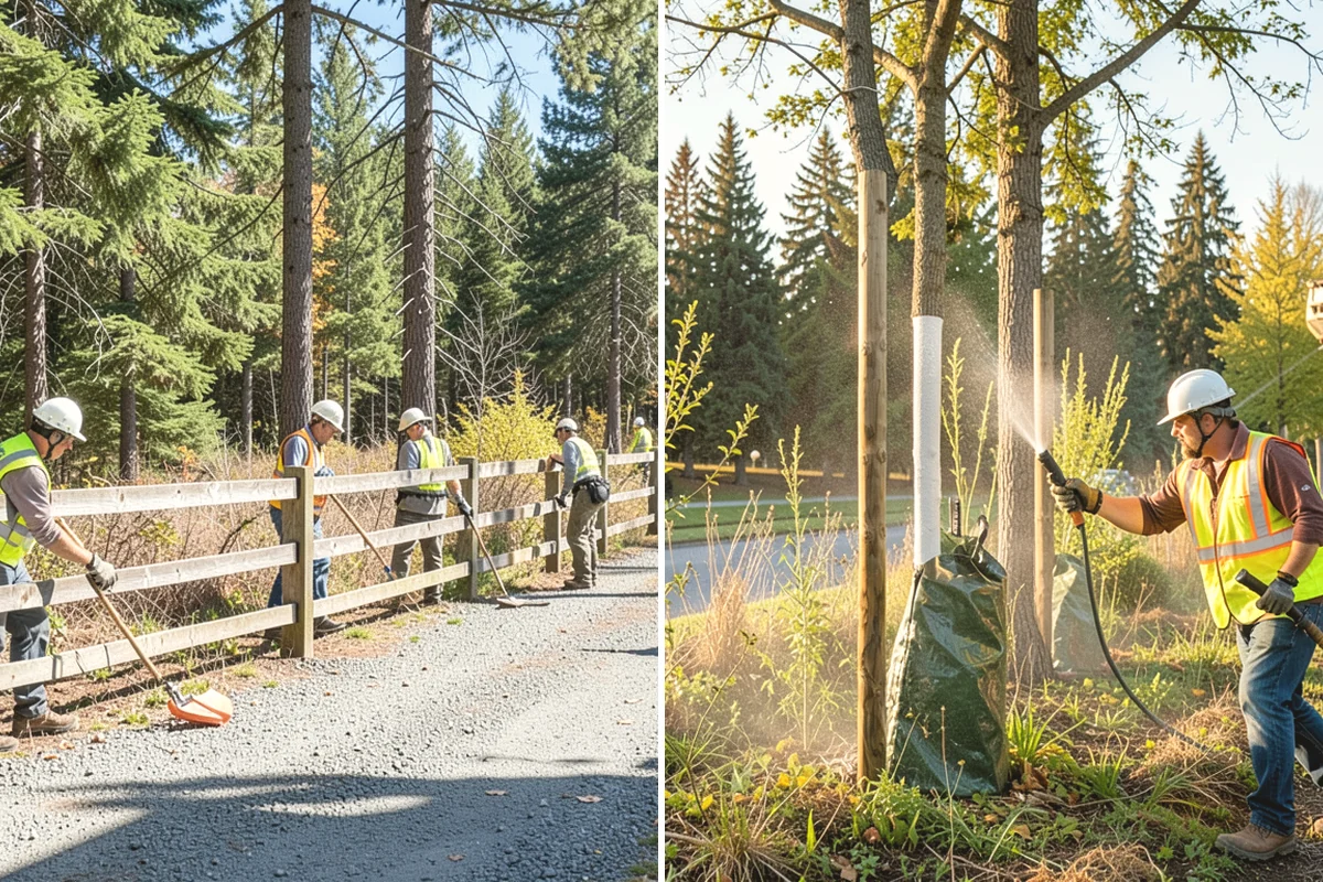 Contract Grounds Maintenance in Lake Stevens, Snohomish County, WA - Define sites, specifications, and standards