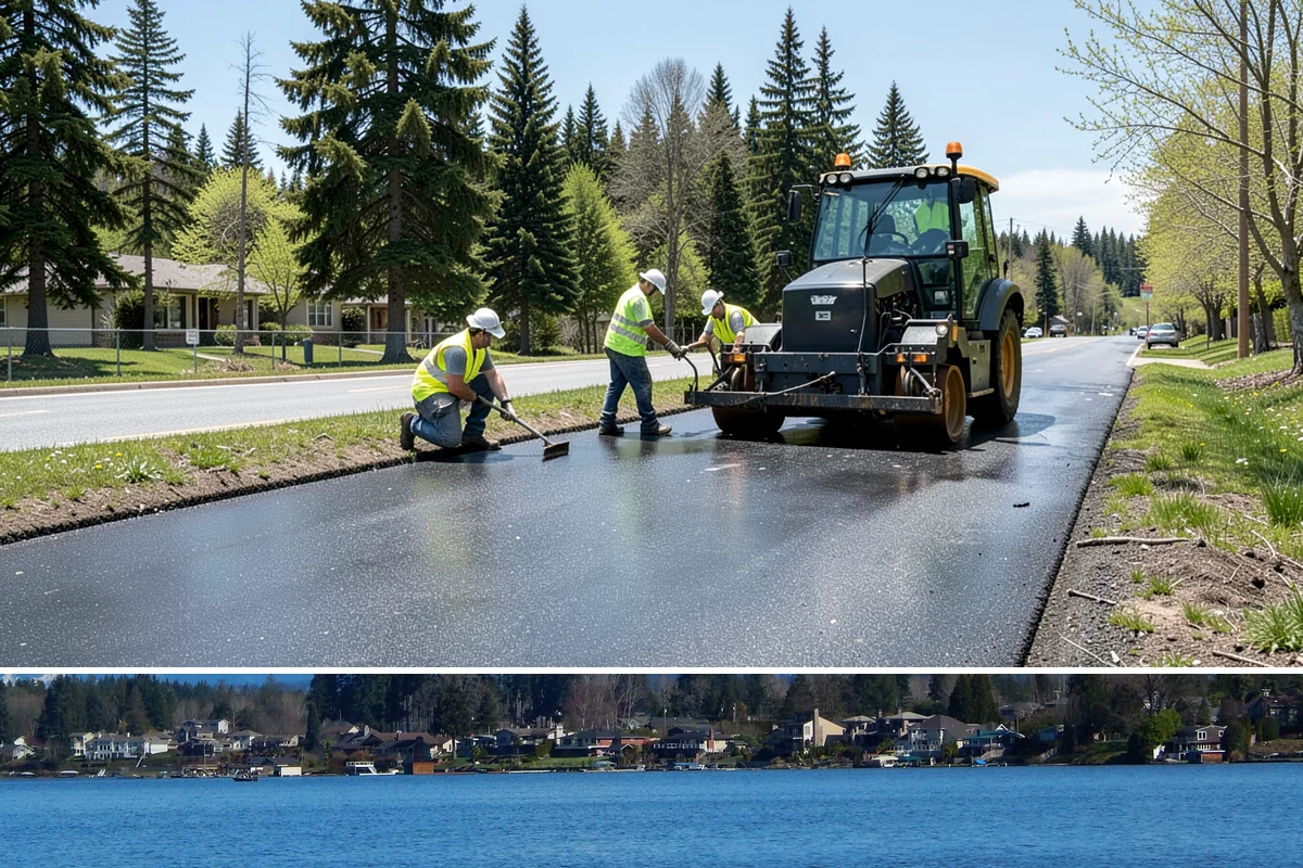Contract Grounds Maintenance in Lake Stevens, Snohomish County, WA - Crews shift from mowing-heavy summer routines to leaf and storm cleanup as the seasons change.