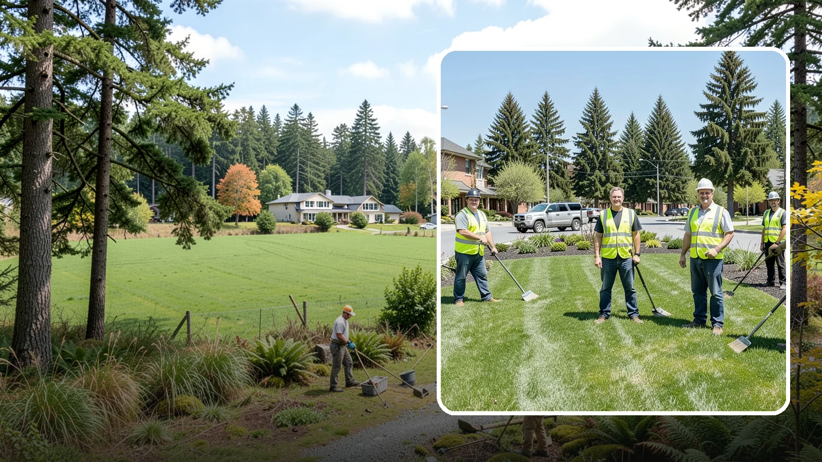 Contract Grounds Maintenance in Lyman, Skagit County, WA - Full-service grounds maintenance delivered under a competitively awarded, performance-based contract.