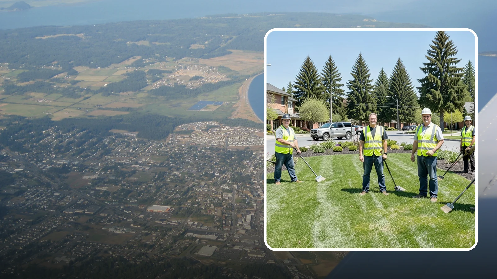 Contract Grounds Maintenance in Oak Harbor, Island County, WA - Full-service grounds maintenance delivered under a competitively awarded, performance-based contract.