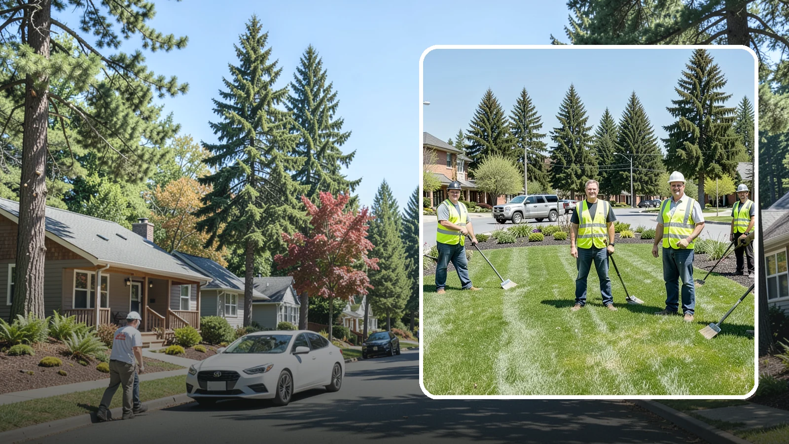 Contract Grounds Maintenance in Orting, Pierce County, WA - Full-service grounds maintenance delivered under a competitively awarded, performance-based contract.