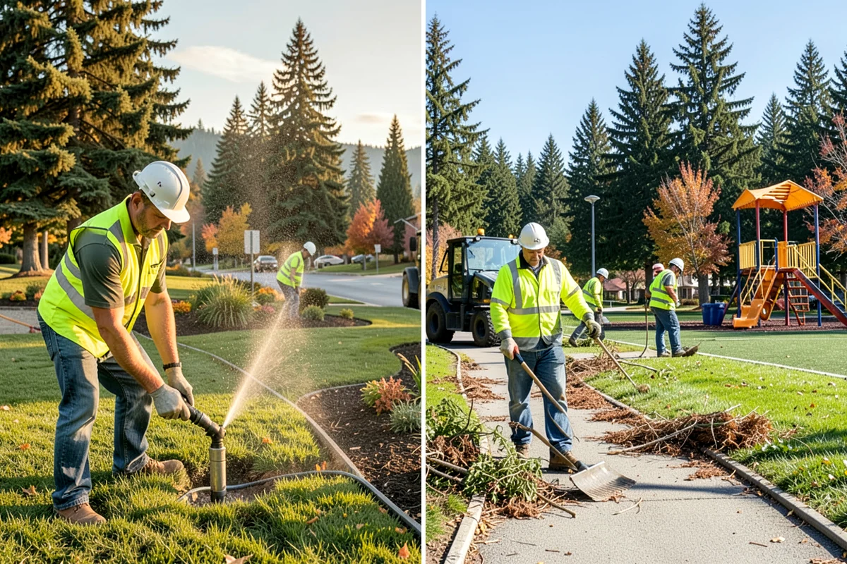 Contract Grounds Maintenance in Puyallup, Pierce County, WA - Define sites, specifications, and standards