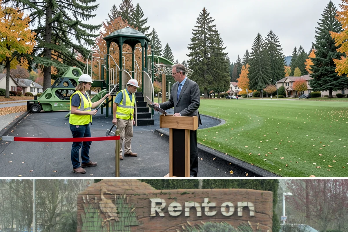 Contract Grounds Maintenance in Renton, King County, WA - Crews shift from mowing-heavy summer routines to leaf and storm cleanup as the seasons change.