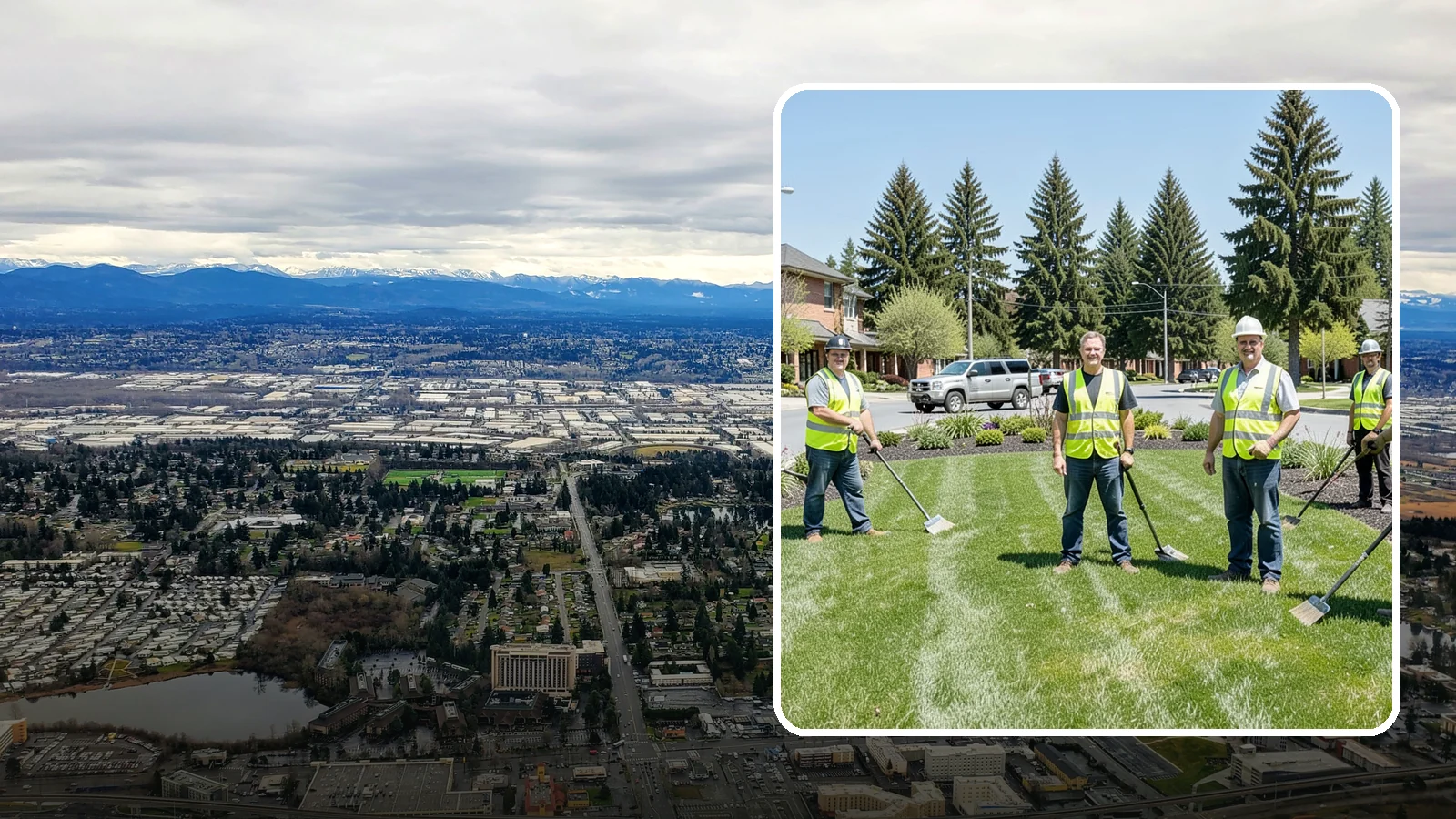 Contract Grounds Maintenance in SeaTac, King County, WA - Full-service grounds maintenance delivered under a competitively awarded, performance-based contract.