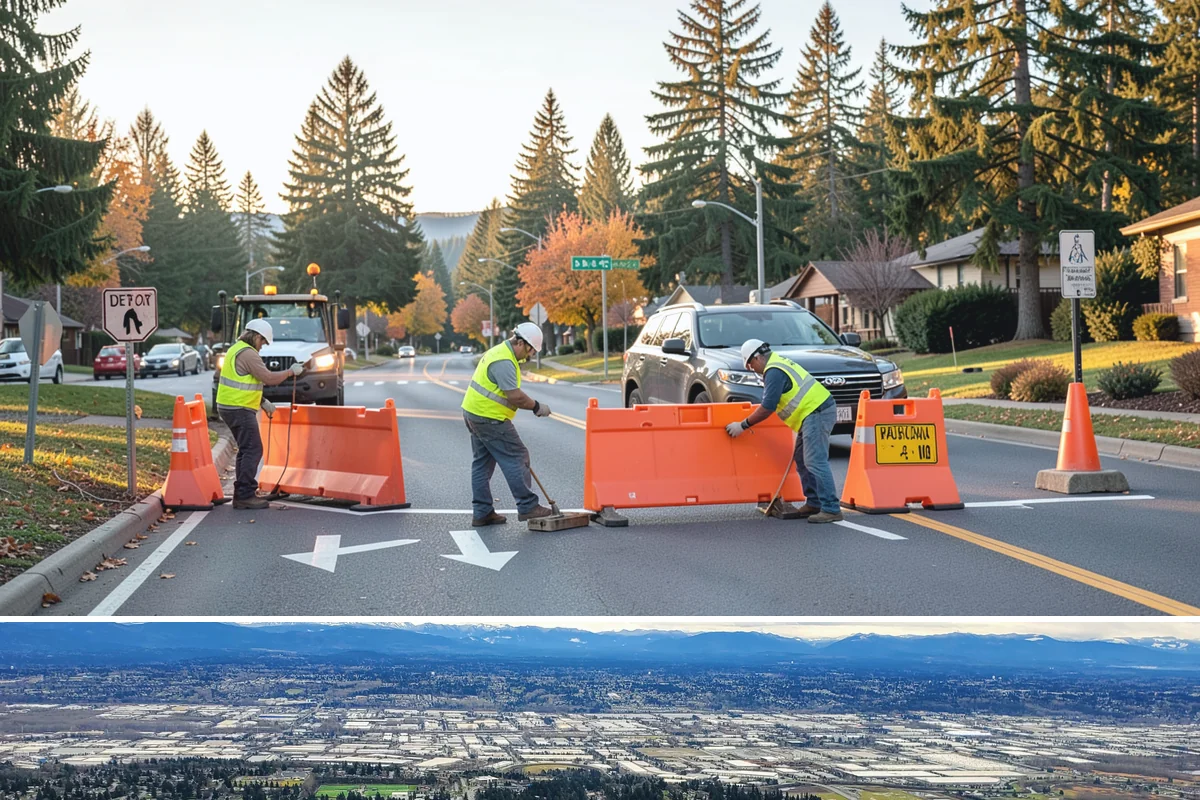 Contract Grounds Maintenance in SeaTac, King County, WA - Crews shift from mowing-heavy summer routines to leaf and storm cleanup as the seasons change.