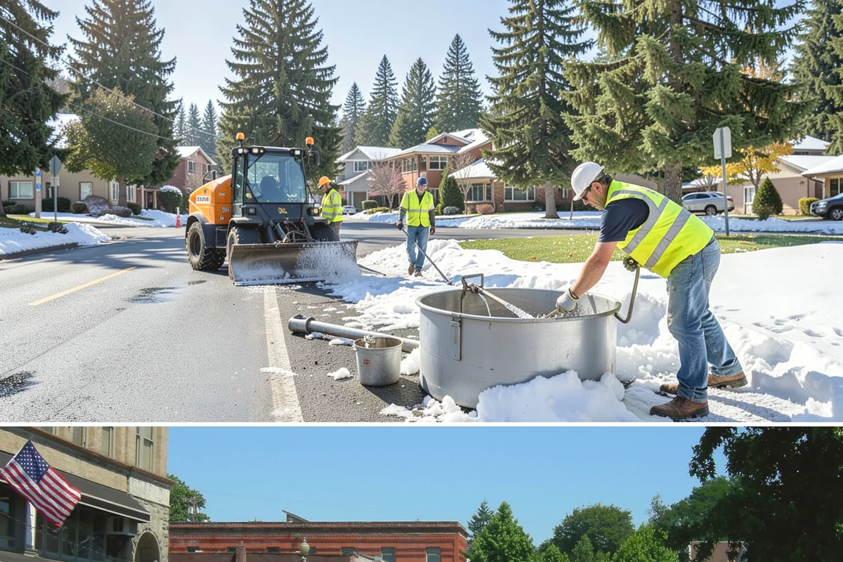 Contract Grounds Maintenance in Snohomish, Snohomish County, WA - Crews shift from mowing-heavy summer routines to leaf and storm cleanup as the seasons change.