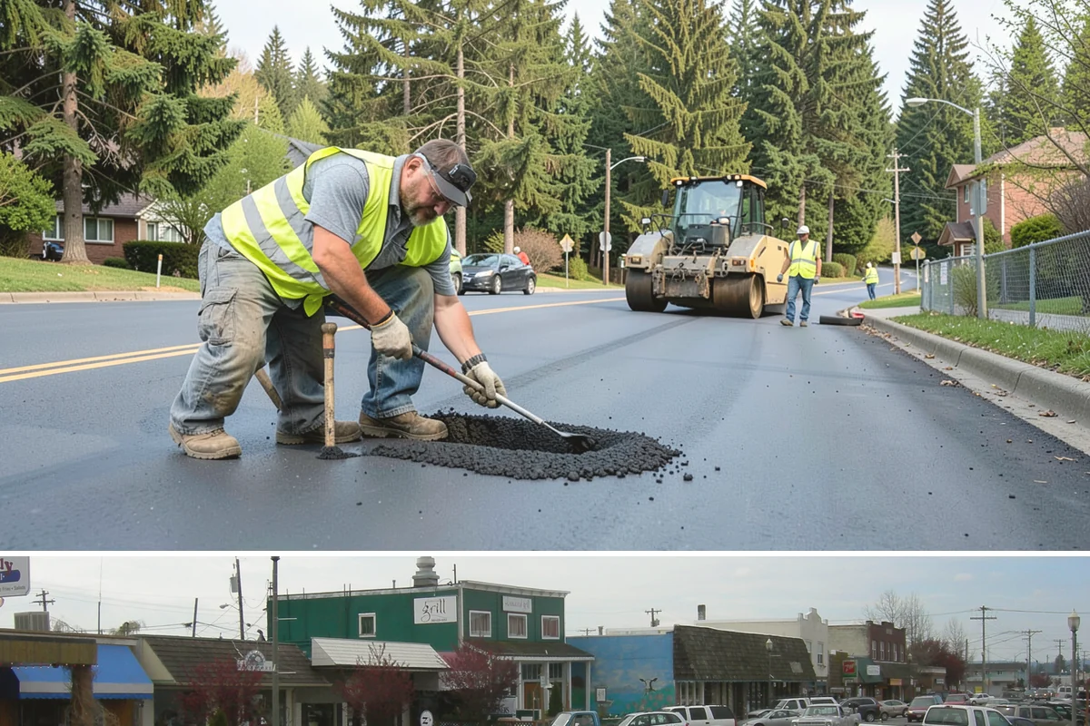 Contract Grounds Maintenance in Stanwood, Snohomish County, WA - Crews shift from mowing-heavy summer routines to leaf and storm cleanup as the seasons change.