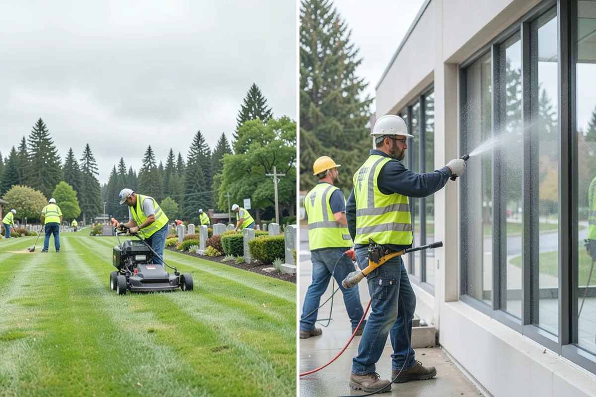 Contract Grounds Maintenance in Sumner, Pierce County, WA - Define sites, specifications, and standards