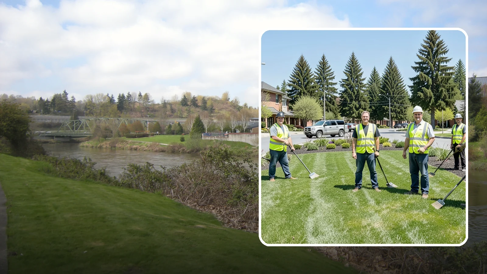 Contract Grounds Maintenance in Tukwila, King County, WA - Full-service grounds maintenance delivered under a competitively awarded, performance-based contract.