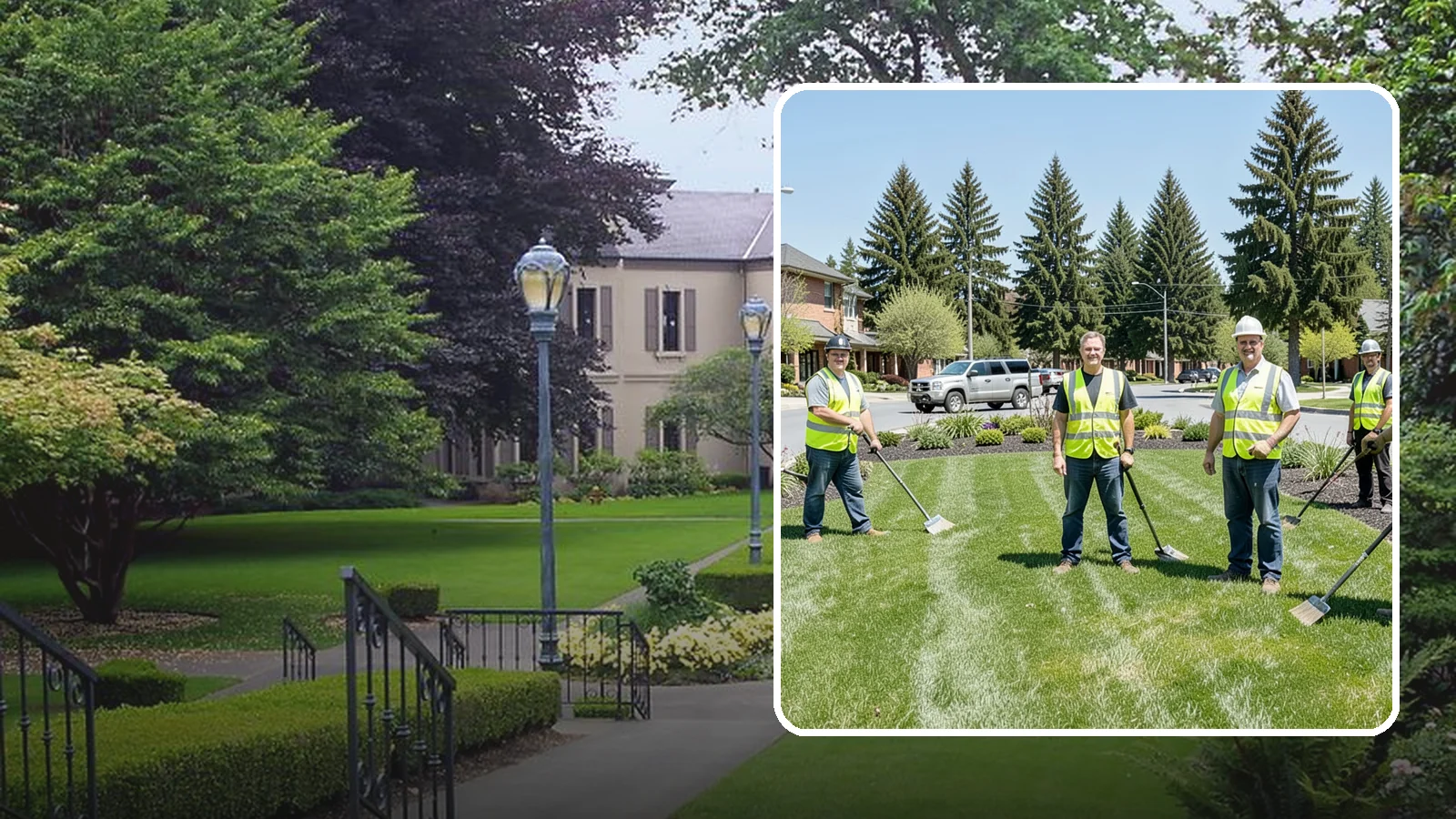 Contract Grounds Maintenance in Woodinville, King County, WA - Full-service grounds maintenance delivered under a competitively awarded, performance-based contract.