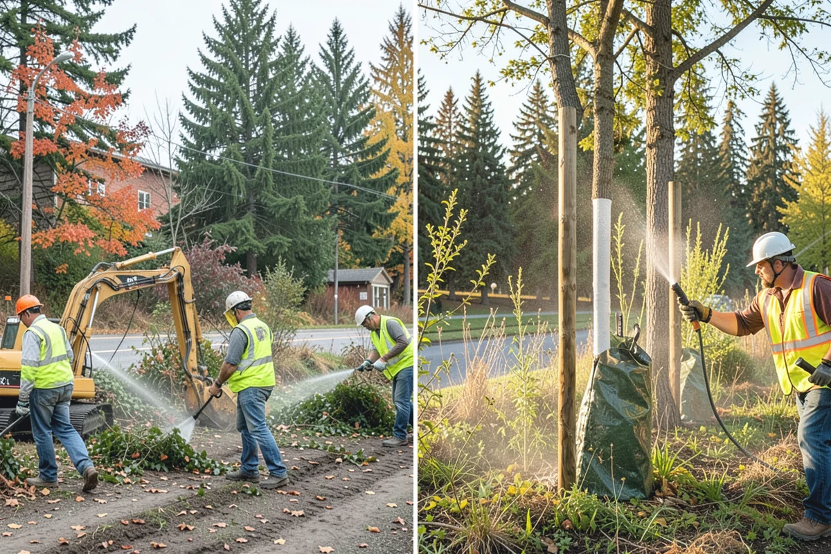 Contract Grounds Maintenance in Woodinville, King County, WA - Define sites, specifications, and standards