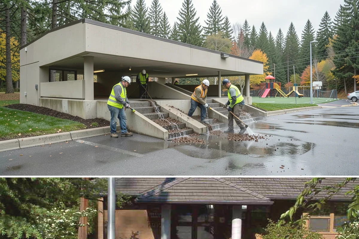 Contract Grounds Maintenance in Yarrow Point, King County, WA - Crews shift from mowing-heavy summer routines to leaf and storm cleanup as the seasons change.