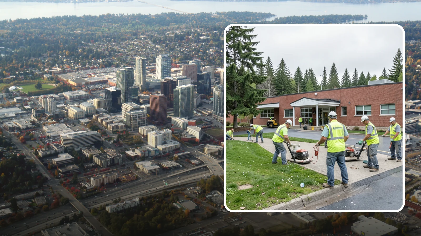 County Facilities Maintenance in Bellevue, King County, WA - Grounds and site maintenance for Western Washington county facilities, from courthouses and annexes to remote road-district yards.
