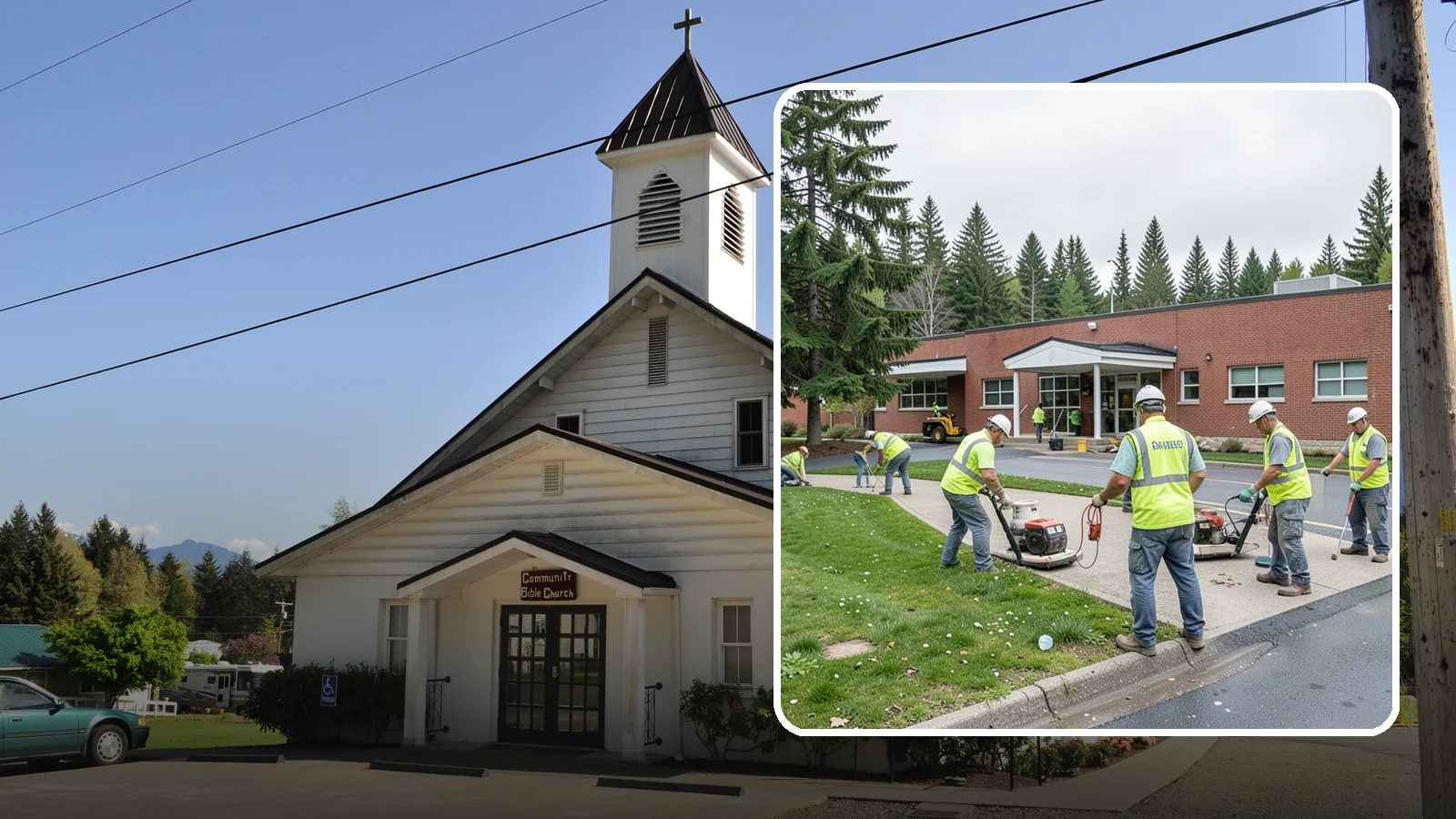 County Facilities Maintenance in Concrete, Skagit County, WA - Grounds and site maintenance for Western Washington county facilities, from courthouses and annexes to remote road-district yards.