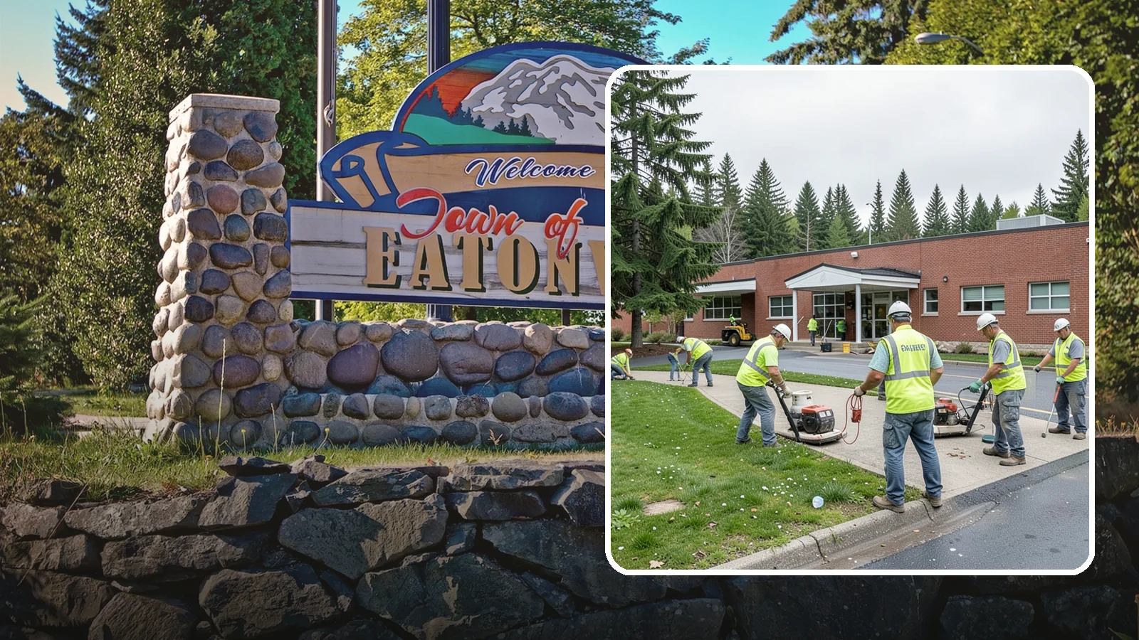 County Facilities Maintenance in Eatonville, Pierce County, WA - Grounds and site maintenance for Western Washington county facilities, from courthouses and annexes to remote road-district yards.