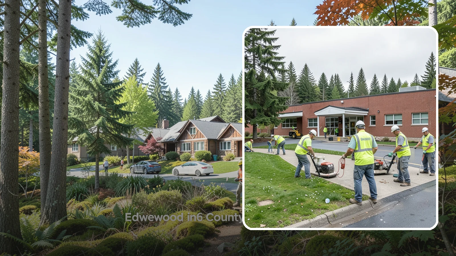 County Facilities Maintenance in Edgewood, Pierce County, WA - Grounds and site maintenance for Western Washington county facilities, from courthouses and annexes to remote road-district yards.