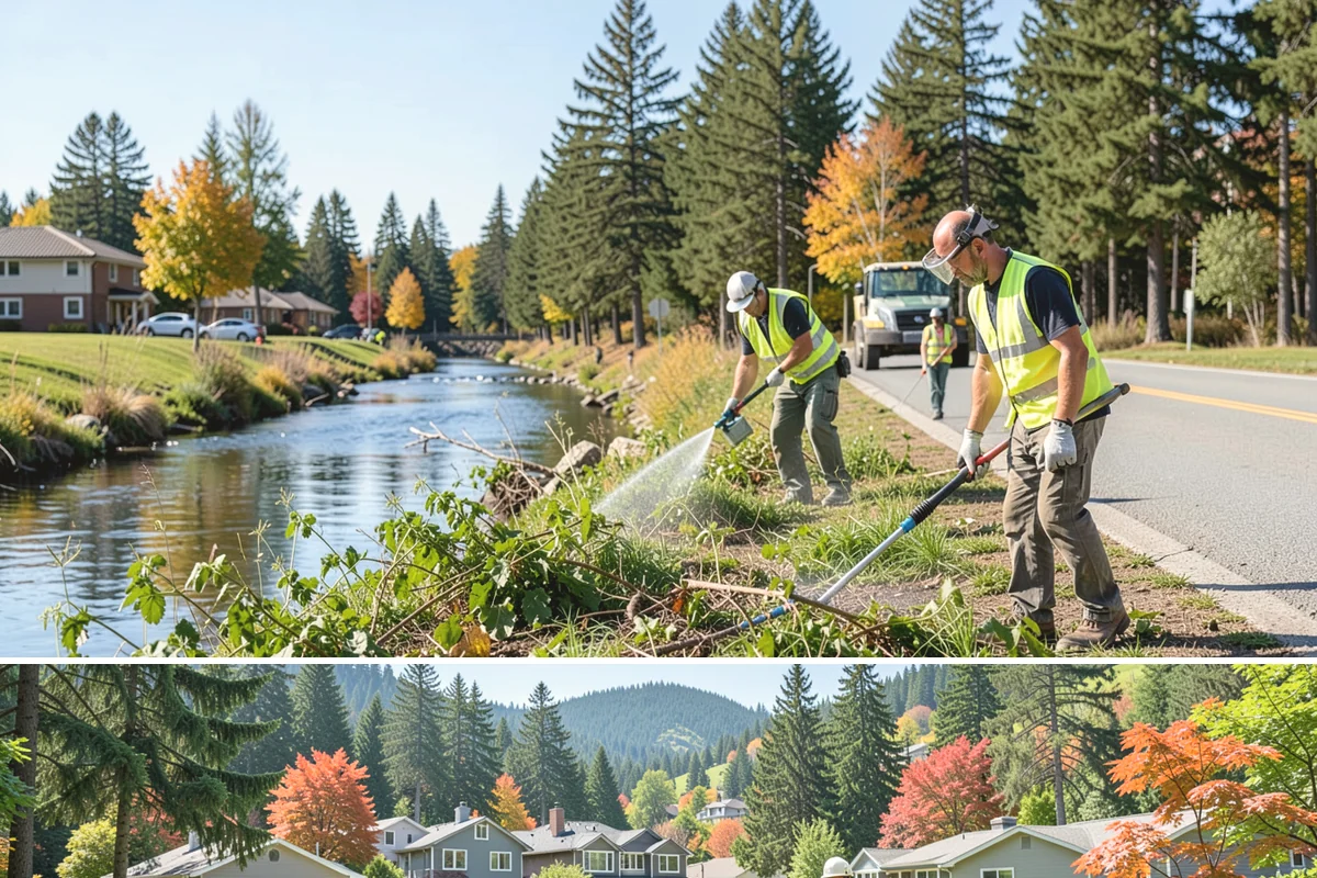 County Facilities Maintenance in Fircrest, Pierce County, WA - Growing-season visits peak from April through September, while winter rotations shift toward hardscape, drainage, and storm...