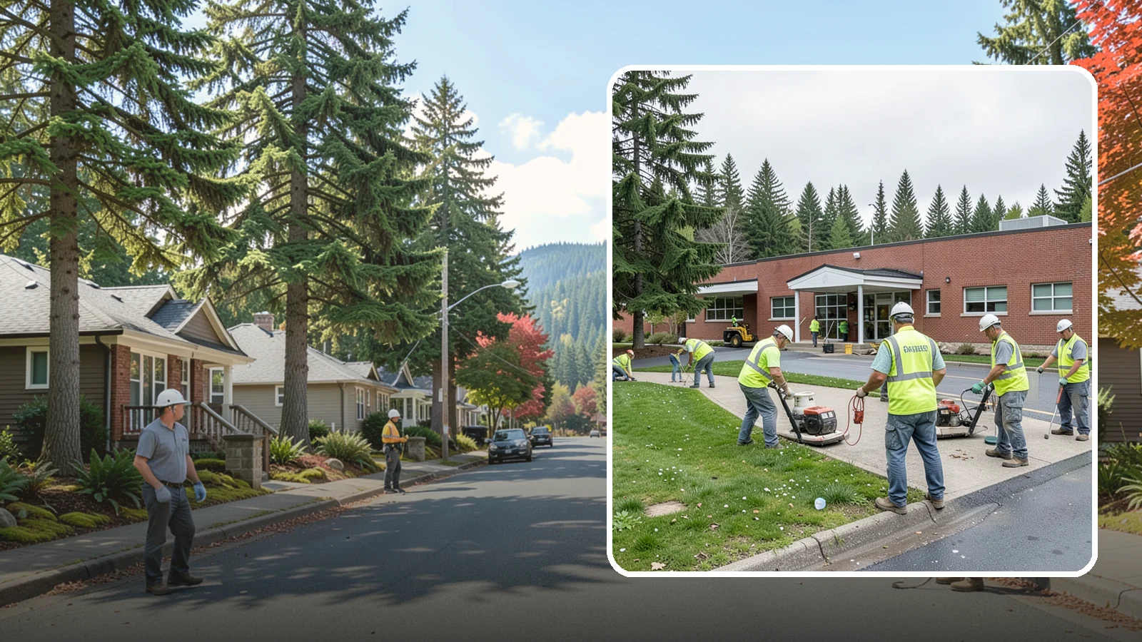 County Facilities Maintenance in Hunts Point, King County, WA - Grounds and site maintenance for Western Washington county facilities, from courthouses and annexes to remote road-district yards.