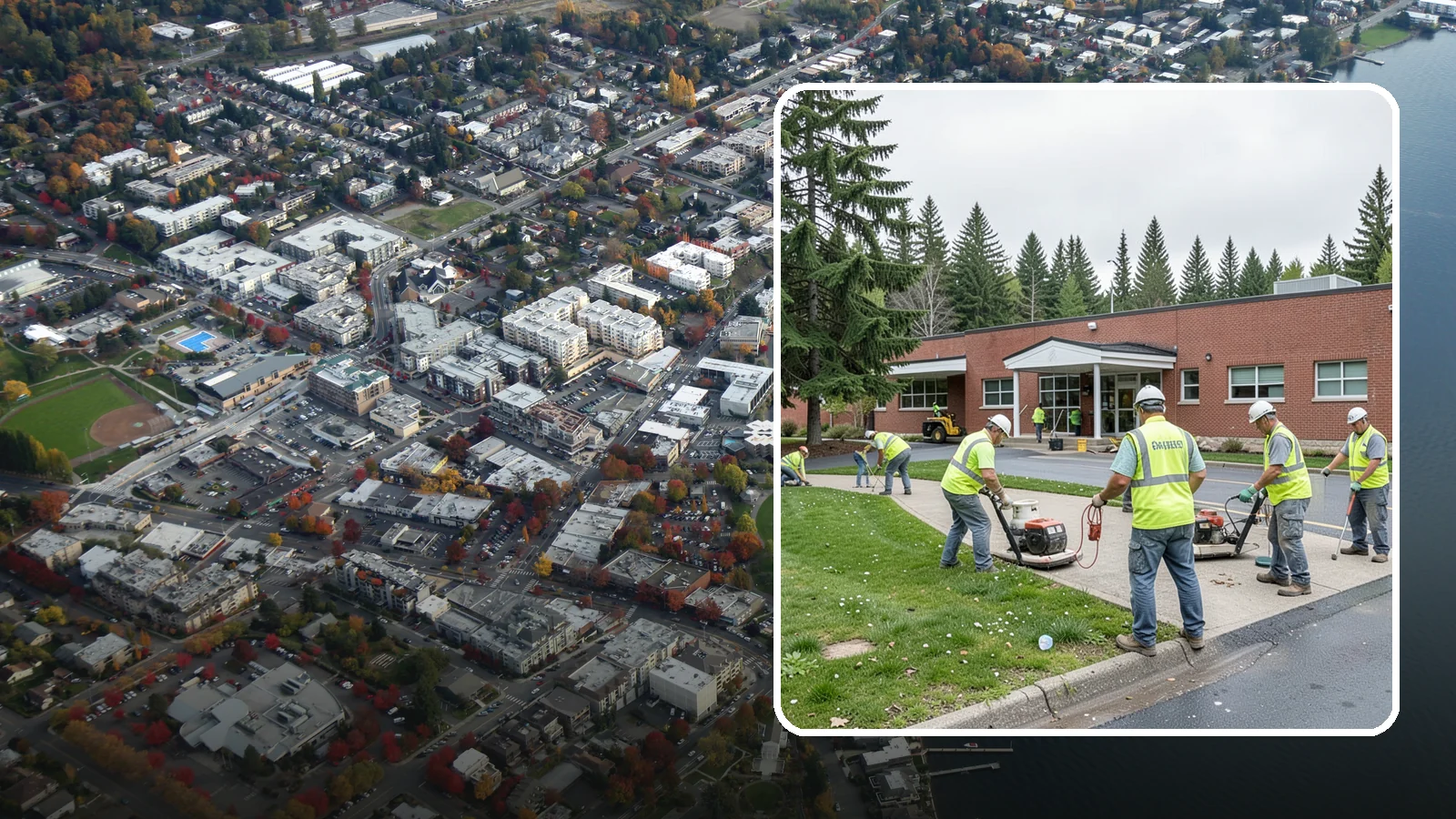 County Facilities Maintenance in Kirkland, King County, WA - Grounds and site maintenance for Western Washington county facilities, from courthouses and annexes to remote road-district yards.