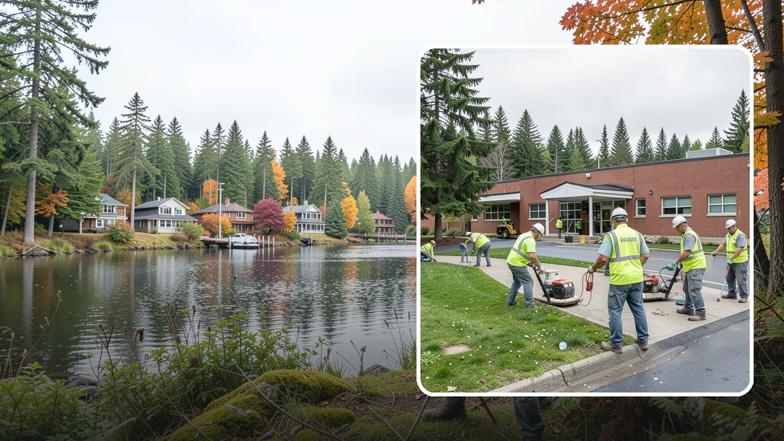 County Facilities Maintenance in La Conner, Skagit County, WA - Grounds and site maintenance for Western Washington county facilities, from courthouses and annexes to remote road-district yards.