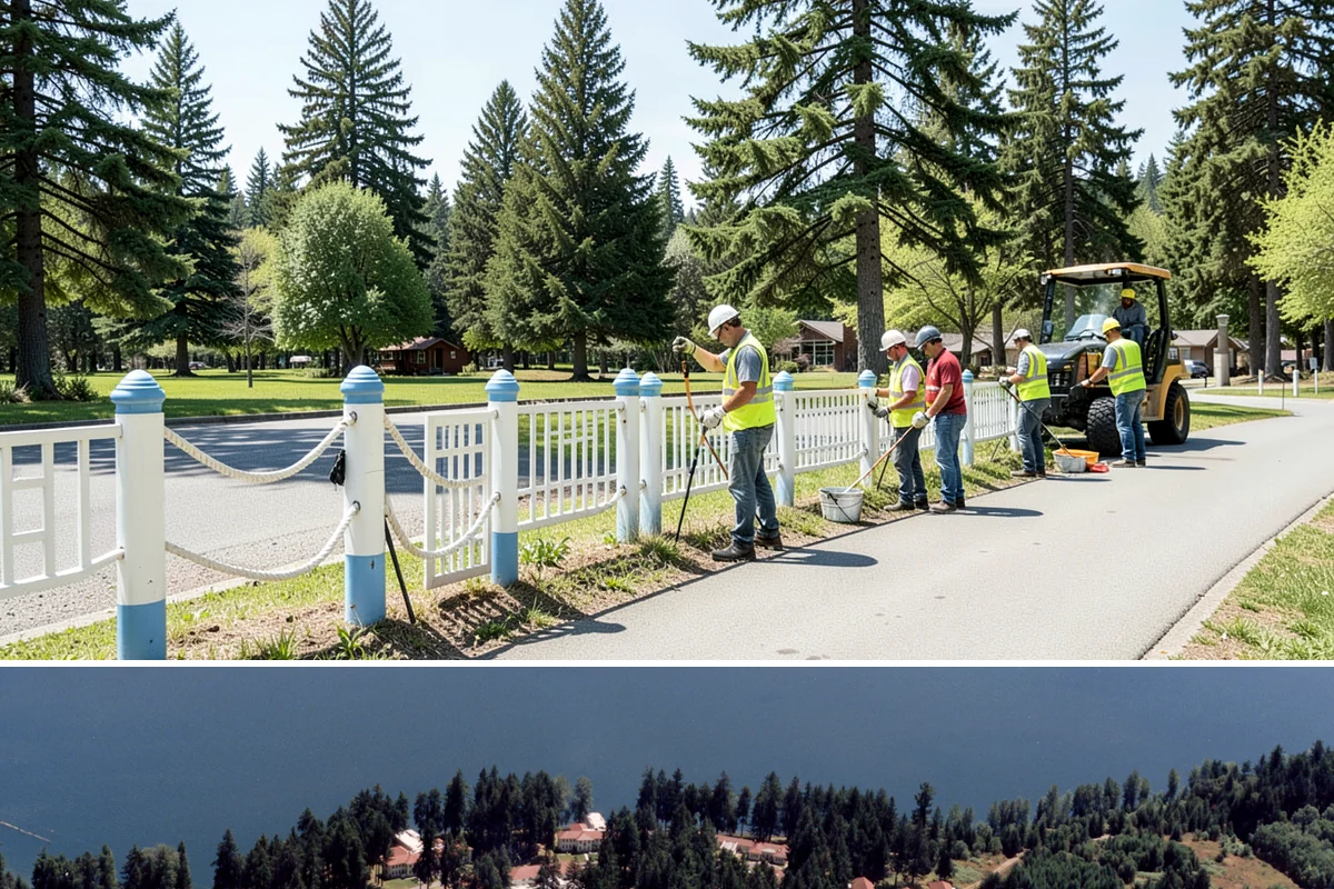 County Facilities Maintenance in Lakewood, Pierce County, WA - Growing-season visits peak from April through September, while winter rotations shift toward hardscape, drainage, and storm...