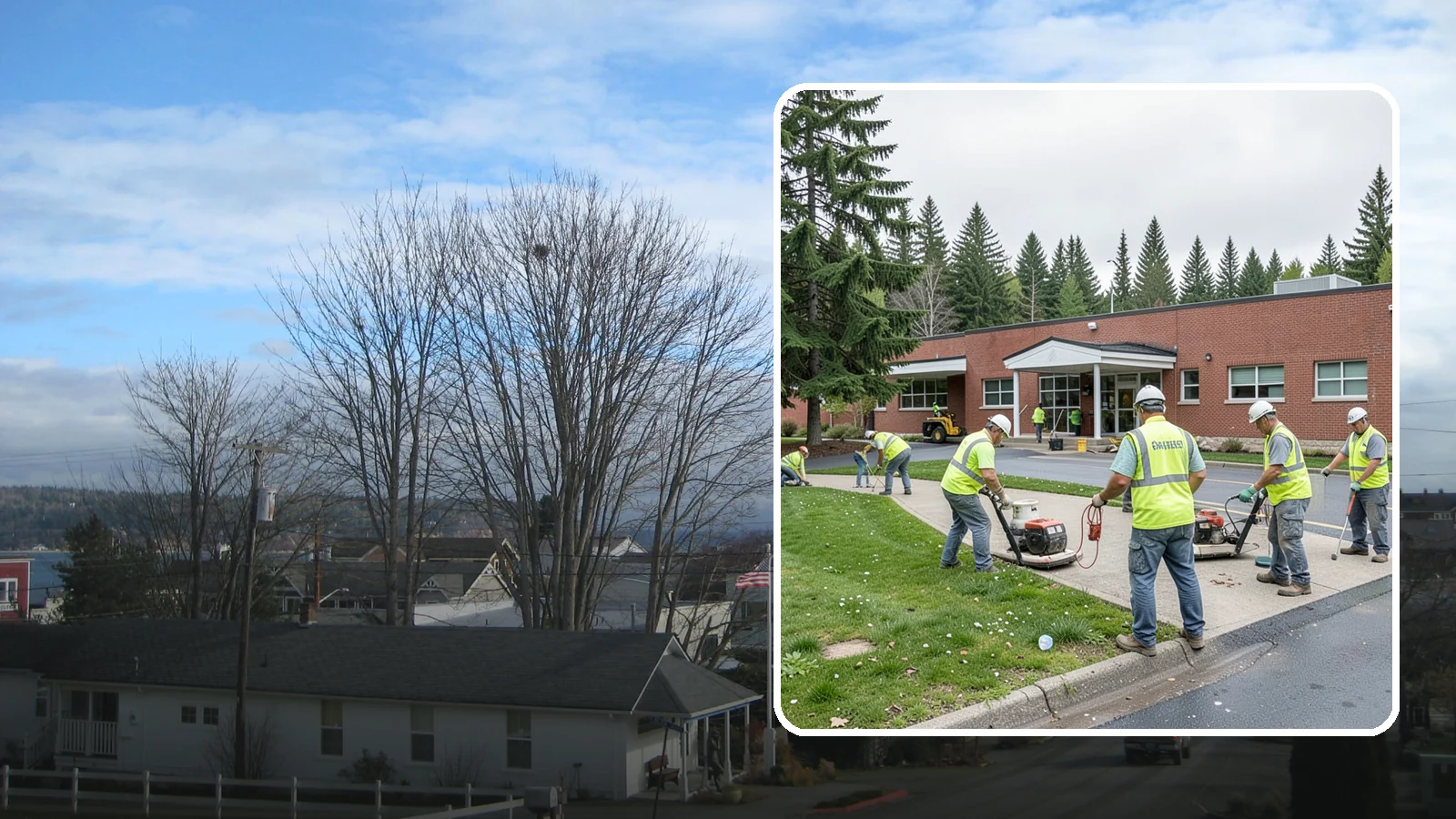 County Facilities Maintenance in Langley, Island County, WA - Grounds and site maintenance for Western Washington county facilities, from courthouses and annexes to remote road-district yards.