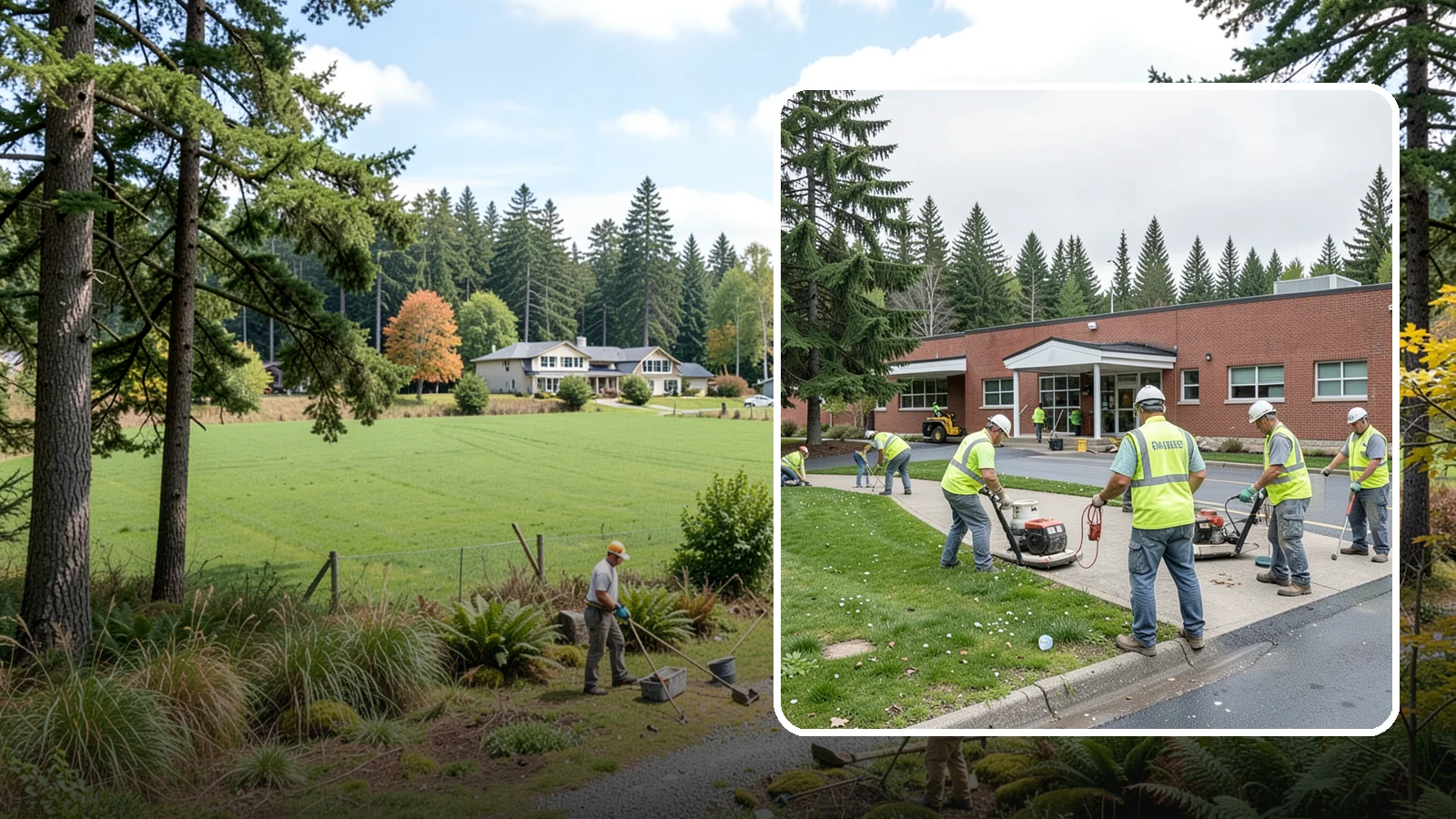 County Facilities Maintenance in Lyman, Skagit County, WA - Grounds and site maintenance for Western Washington county facilities, from courthouses and annexes to remote road-district yards.