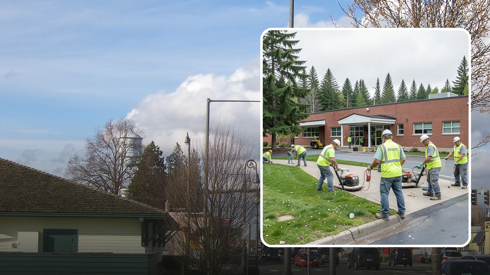 County Facilities Maintenance in Marysville, Snohomish County, WA - Grounds and site maintenance for Western Washington county facilities, from courthouses and annexes to remote road-district yards.