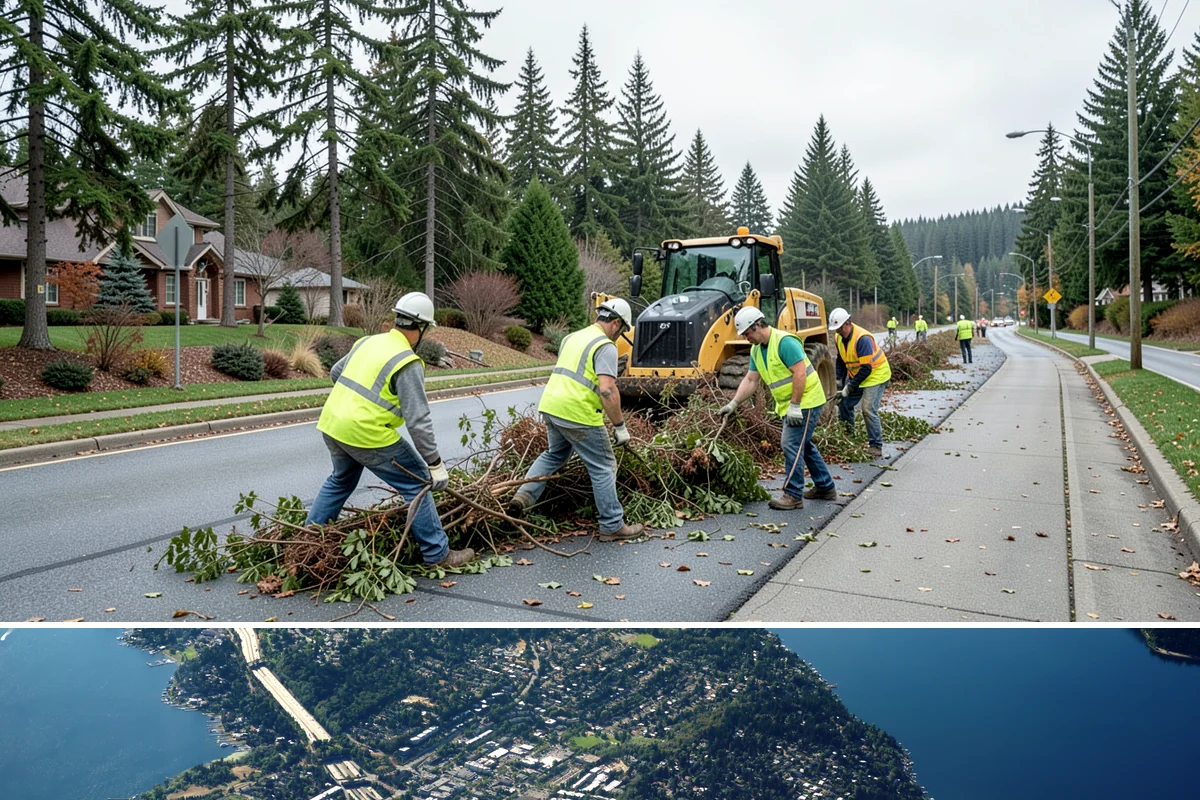 County Facilities Maintenance in Mercer Island, King County, WA - Growing-season visits peak from April through September, while winter rotations shift toward hardscape, drainage, and storm...
