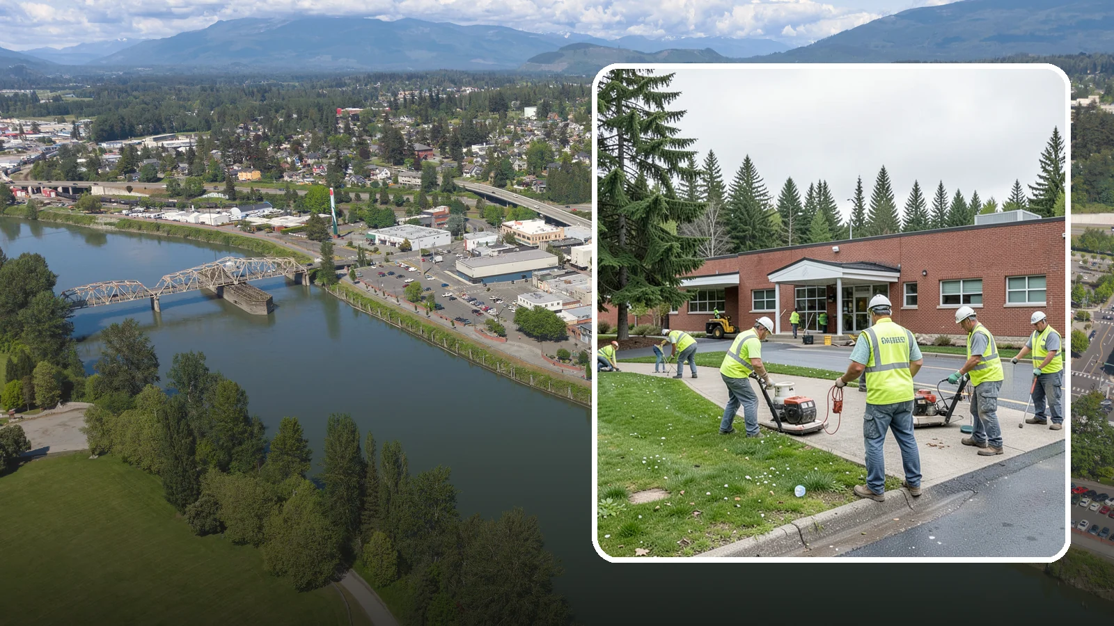 County Facilities Maintenance in Mount Vernon, Skagit County, WA - Grounds and site maintenance for Western Washington county facilities, from courthouses and annexes to remote road-district yards.