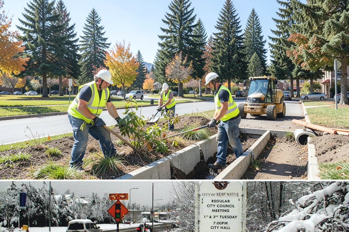 County Facilities Maintenance in Newcastle, King County, WA - Growing-season visits peak from April through September, while winter rotations shift toward hardscape, drainage, and storm...