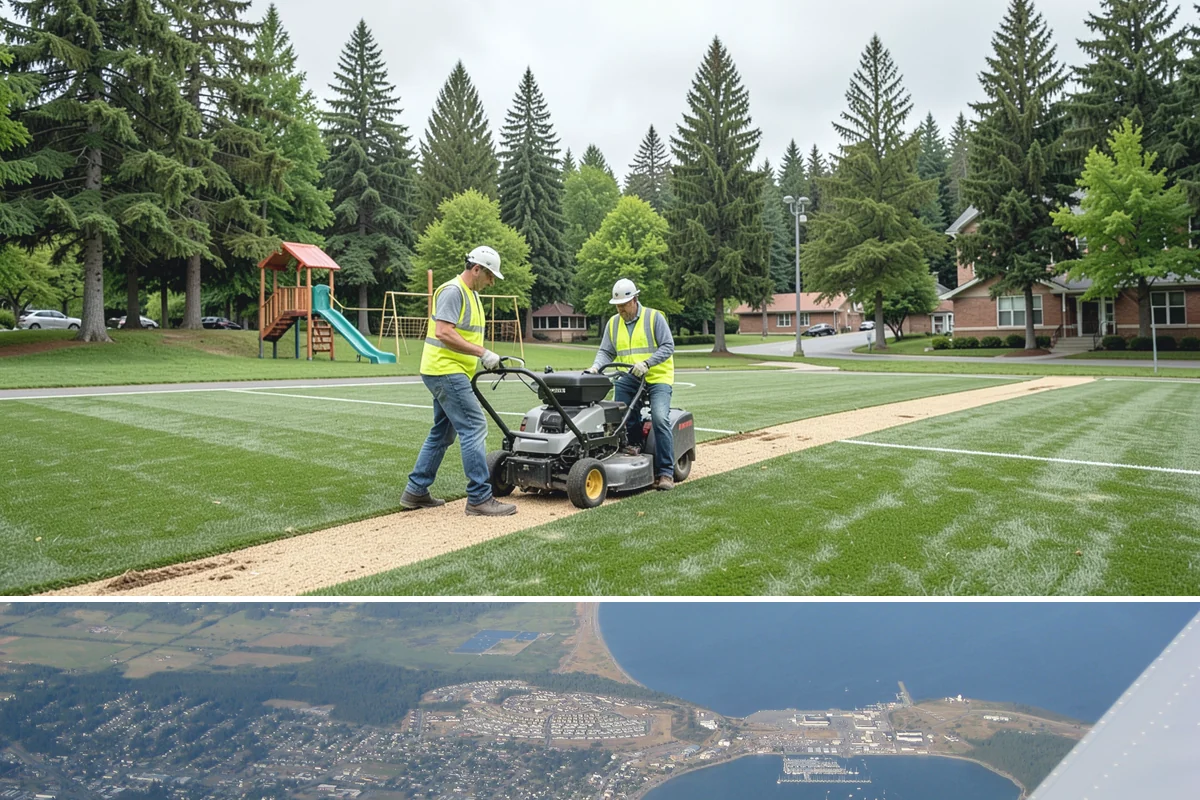 County Facilities Maintenance in Oak Harbor, Island County, WA - Growing-season visits peak from April through September, while winter rotations shift toward hardscape, drainage, and storm...