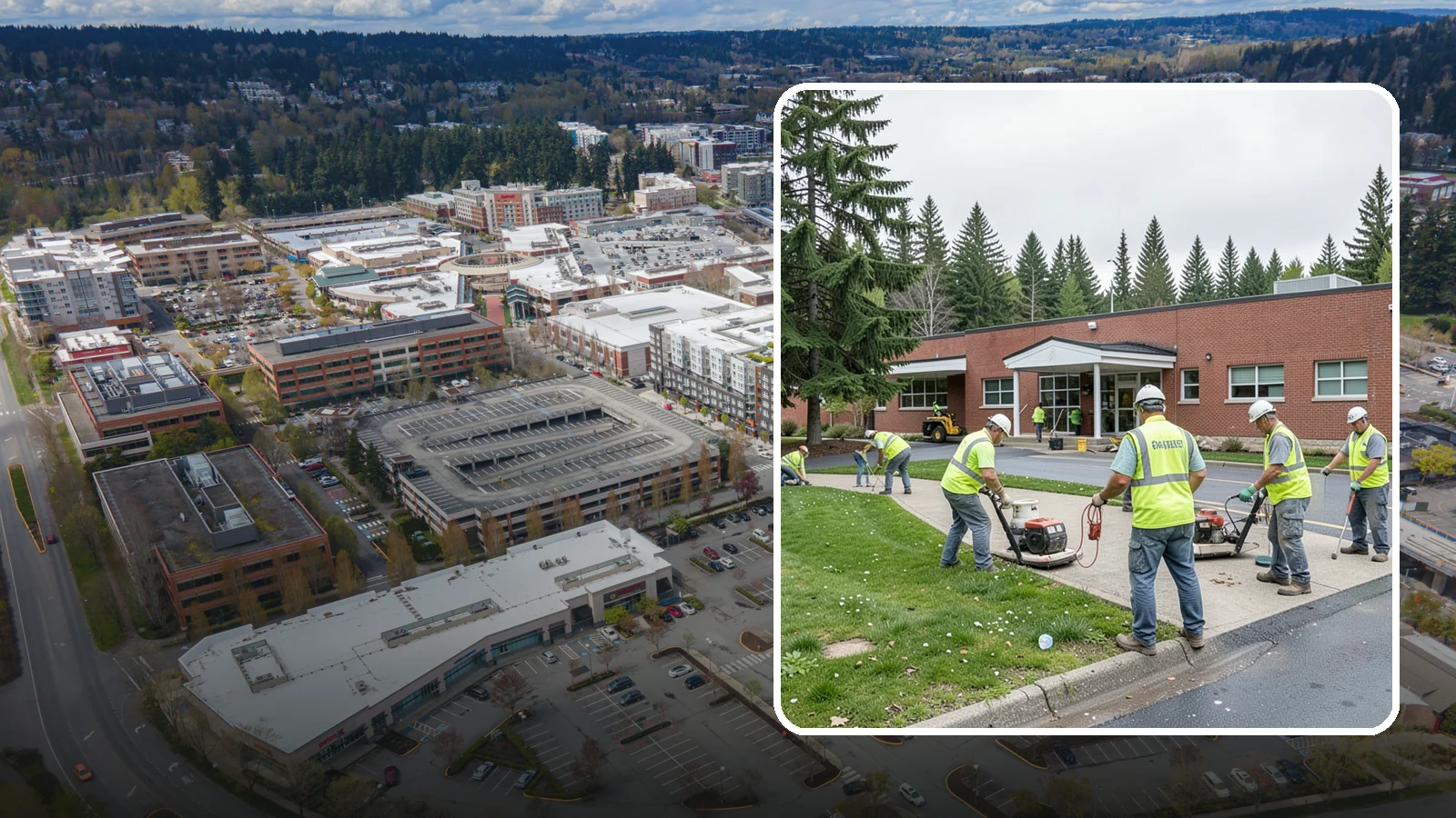 County Facilities Maintenance in Redmond, King County, WA - Grounds and site maintenance for Western Washington county facilities, from courthouses and annexes to remote road-district yards.