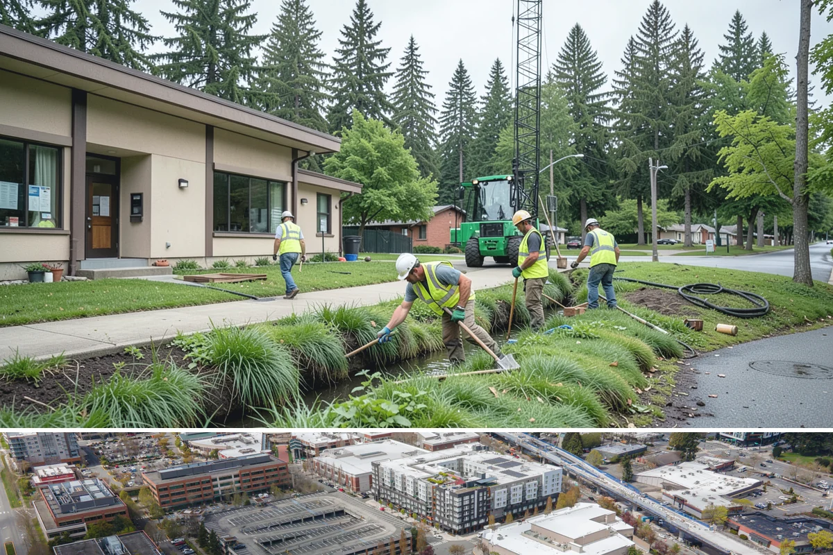 County Facilities Maintenance in Redmond, King County, WA - Growing-season visits peak from April through September, while winter rotations shift toward hardscape, drainage, and storm...
