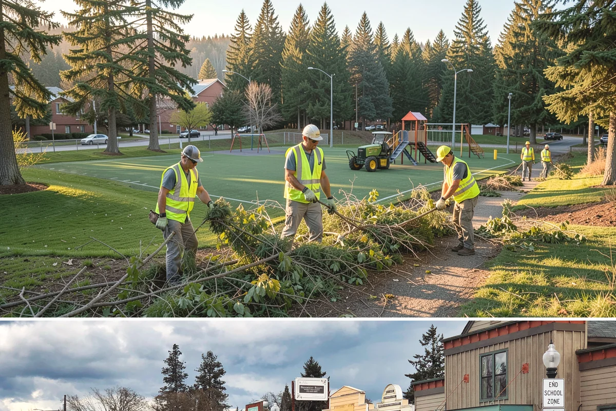 County Facilities Maintenance in Roy, Pierce County, WA - Growing-season visits peak from April through September, while winter rotations shift toward hardscape, drainage, and storm...