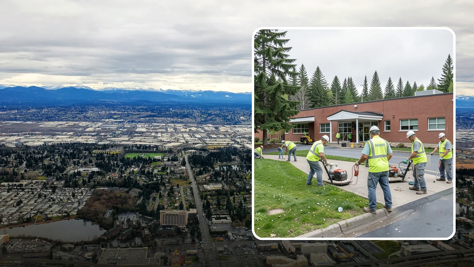 County Facilities Maintenance in SeaTac, King County, WA - Grounds and site maintenance for Western Washington county facilities, from courthouses and annexes to remote road-district yards.
